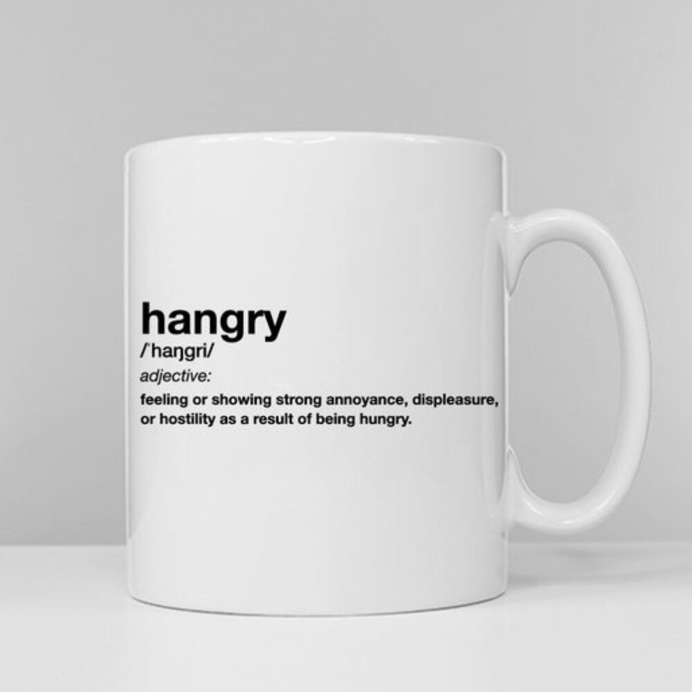 Hangry Definition Coffee Mug - Funny Food Lover Gift  73